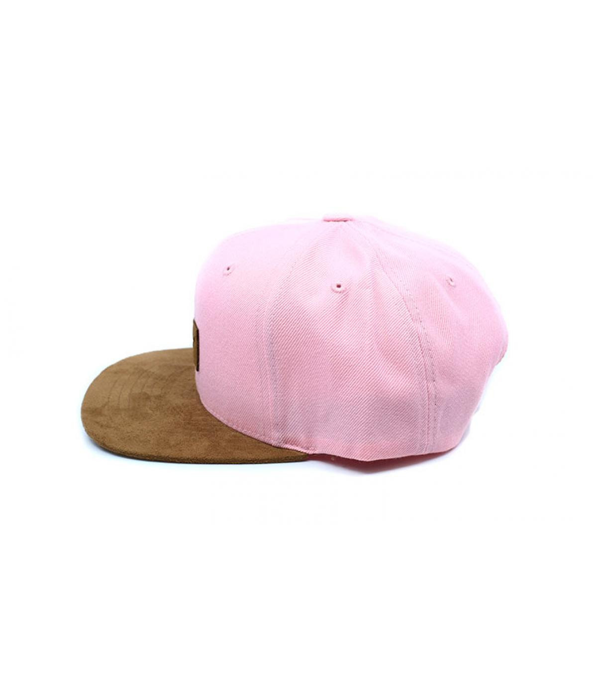 Reell Reell snapback pink suede